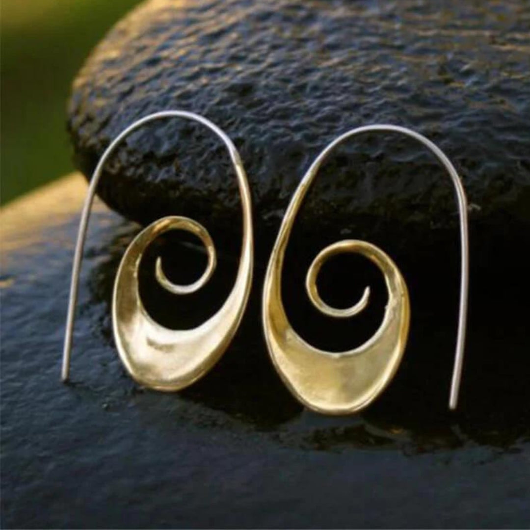 Gold Spiral Boho