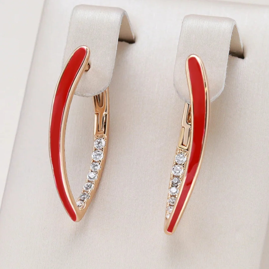 Elegant Red Enamel