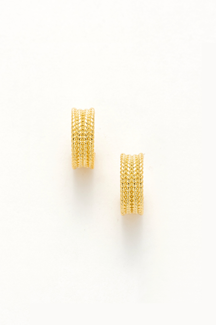 Mia Gold Huggie Earrings