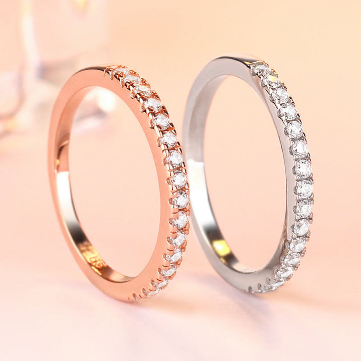 The Elva Stackable Eternity Band Ring
