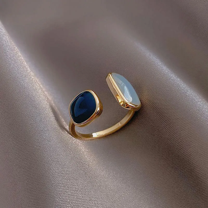 Gold adjustable Equilibrium ring