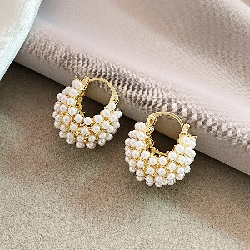 Elegant Inlaid Basket Pearl