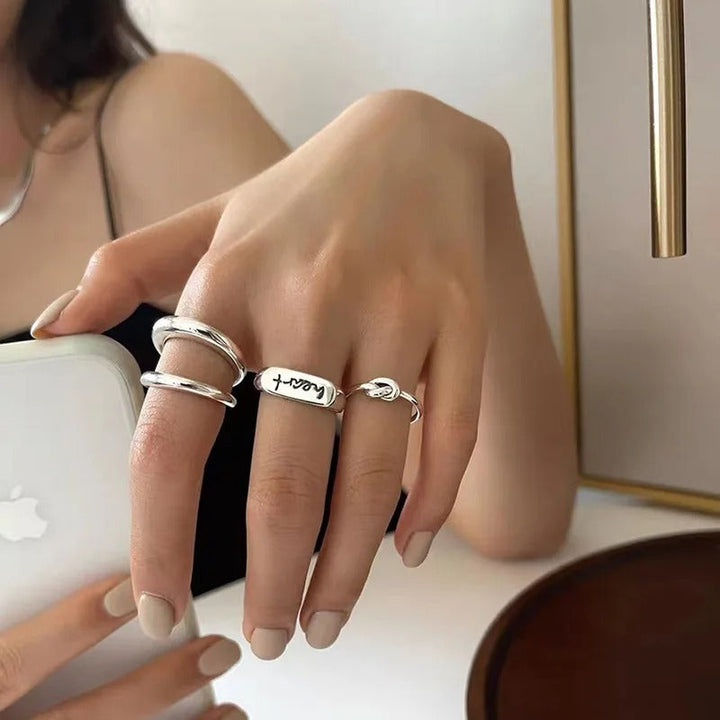 Adjustable Vintage 925 Silver Ring