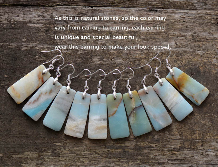Amazonite Dangle Earrings